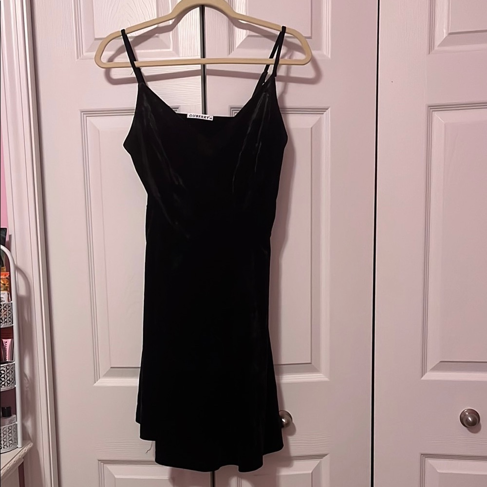 Black Velvet Dress